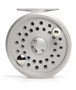 Fly Reel - High Performance Model 38 Disc Drag by Reuben Heaton - Silver Body