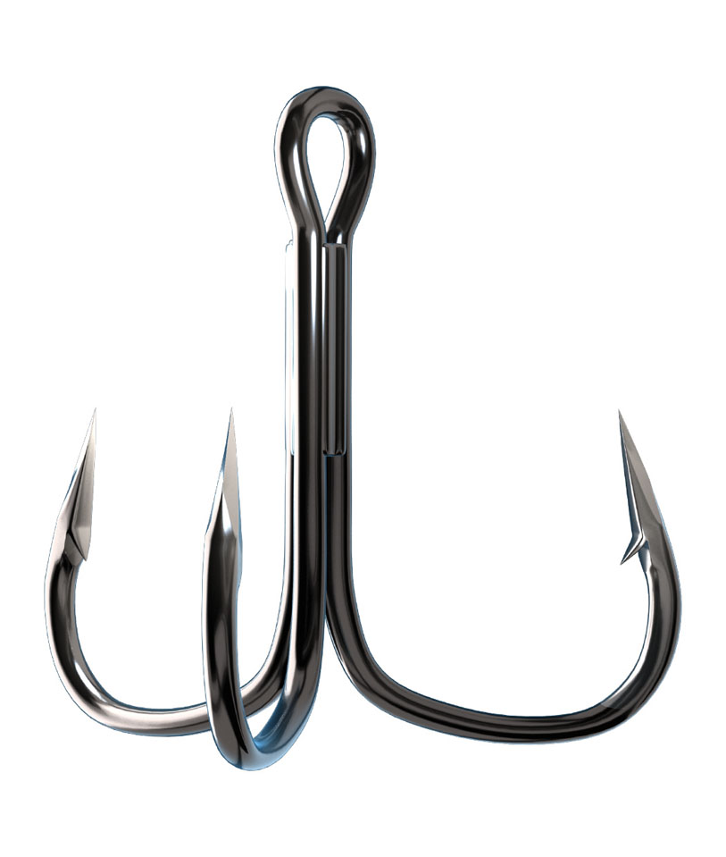Owner Hook Double Frog Size 6/0 4ct